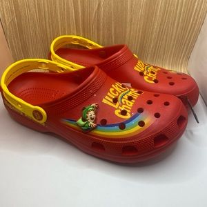 Crocs Classic Lucky Charms Clogs Red Size 10M/12W